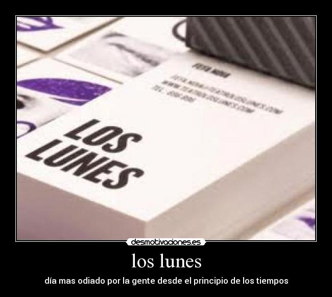los lunes -
