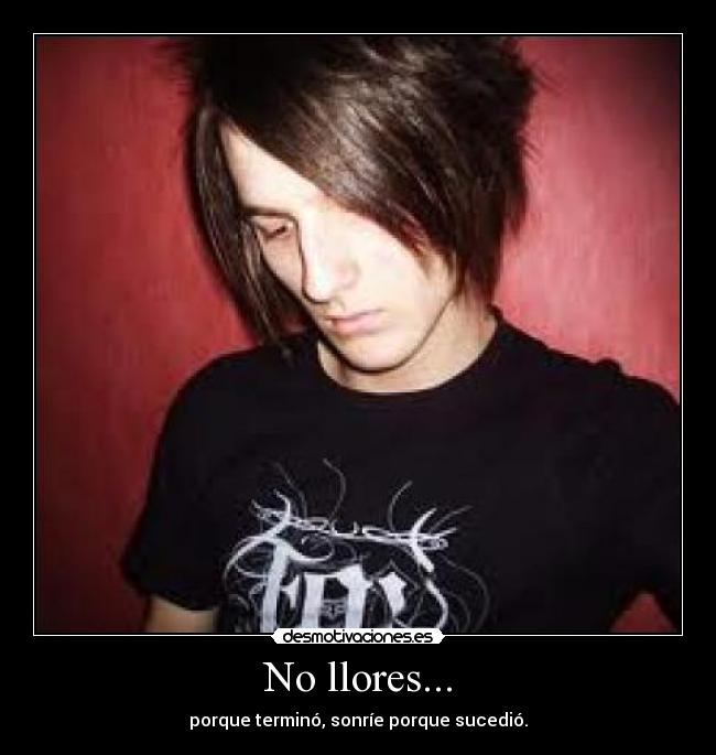 No llores... - 