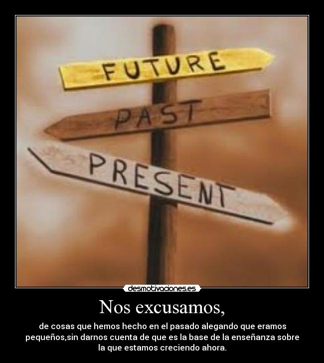 Nos excusamos, - 