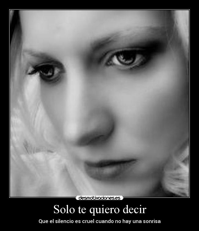 Solo te quiero decir -