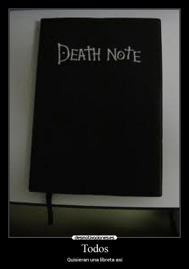 Todos - Quisieran una libreta asi