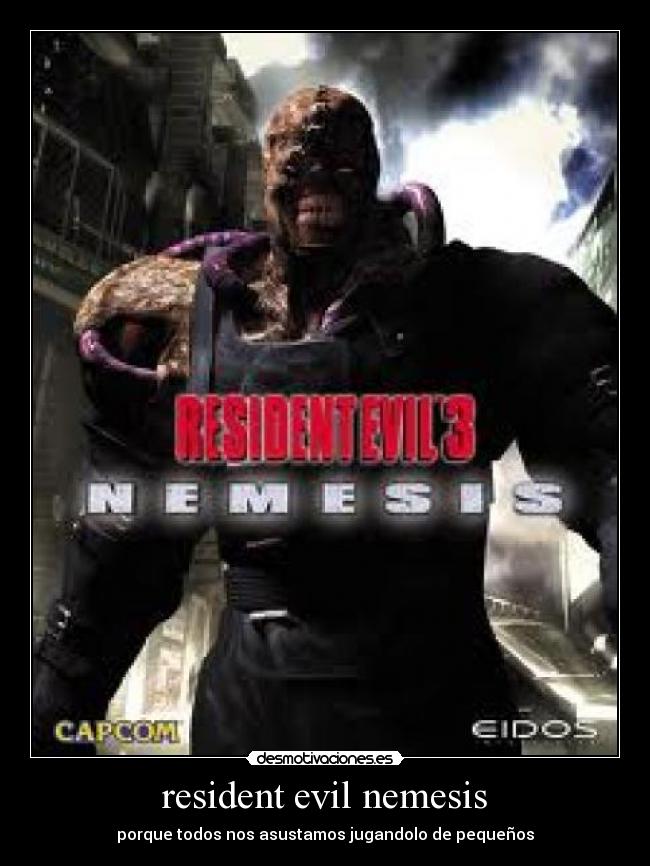 resident evil nemesis - porque todos nos asustamos jugandolo de pequeños