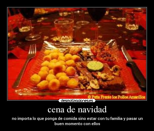 cena de navidad -