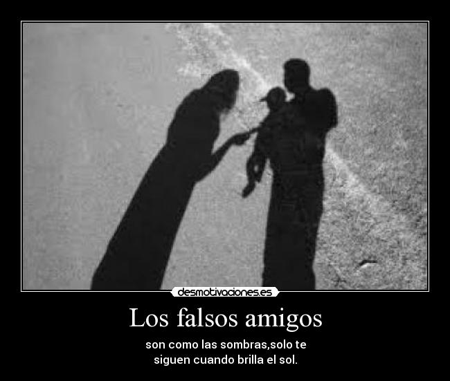 Los falsos amigos -