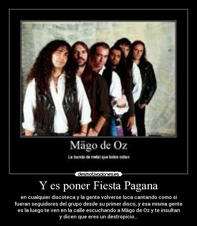 carteles fiesta poner fiesta pagana desmotivaciones