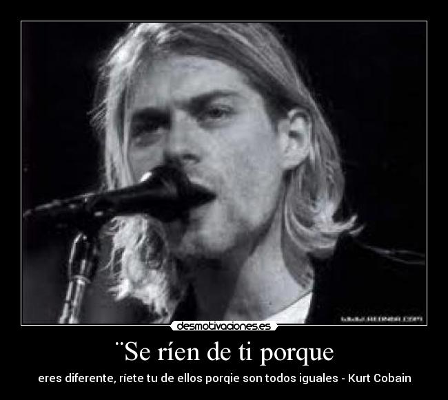 ¨Se ríen de ti porque -