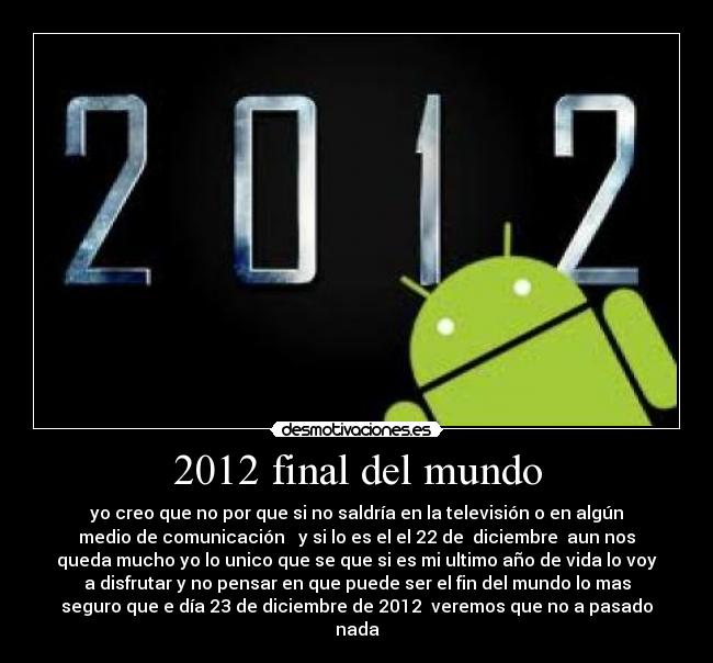 2012 final del mundo - 