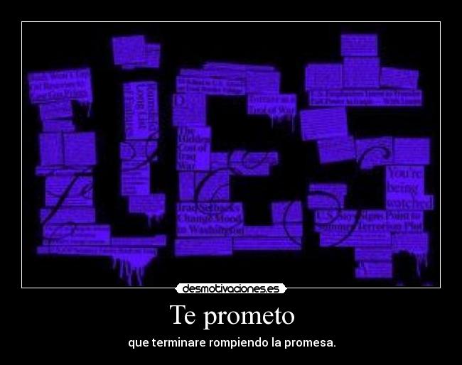 Te prometo -