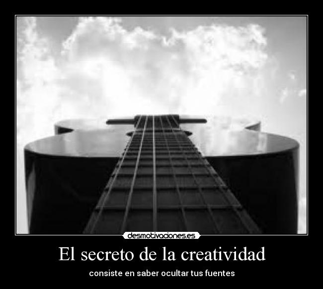 carteles secreto creatividad desmotivaciones