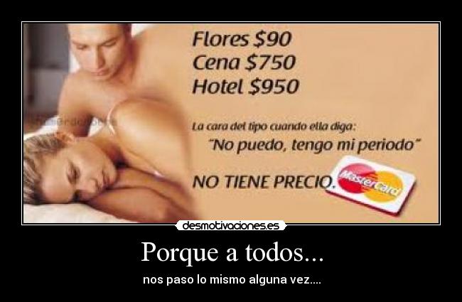 carteles master card desmotivaciones