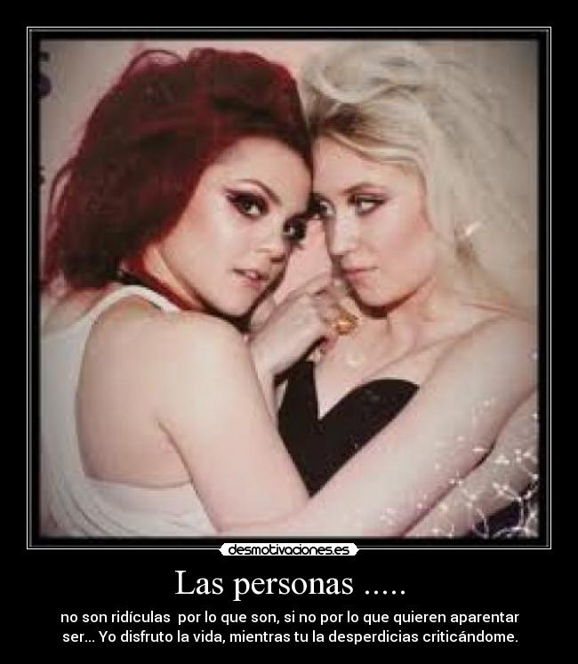 Las personas ..... - 