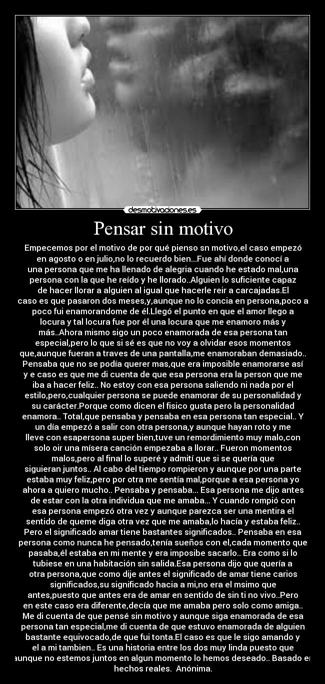 Pensar sin motivo - 