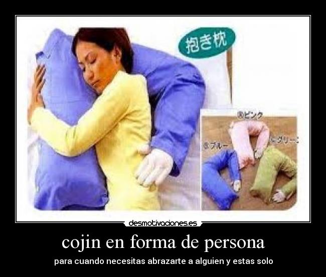 cojin en forma de persona - 