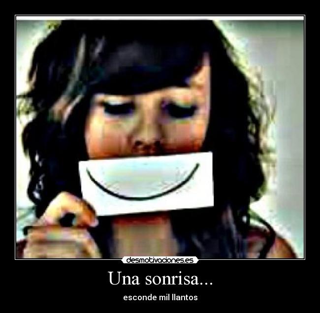 Una sonrisa... - 