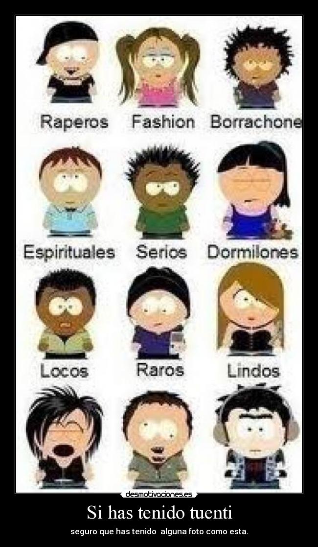 Si has tenido tuenti - seguro que has tenido alguna foto como esta.