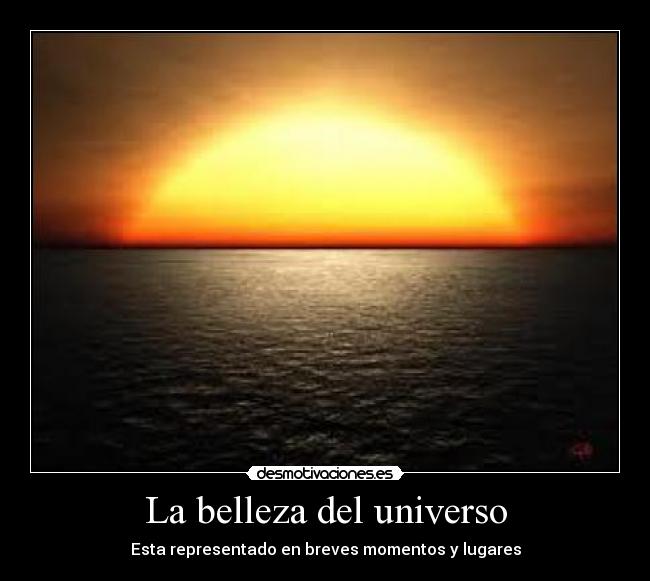 La belleza del universo - 