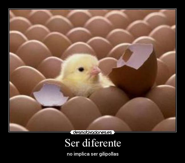 Ser diferente - 