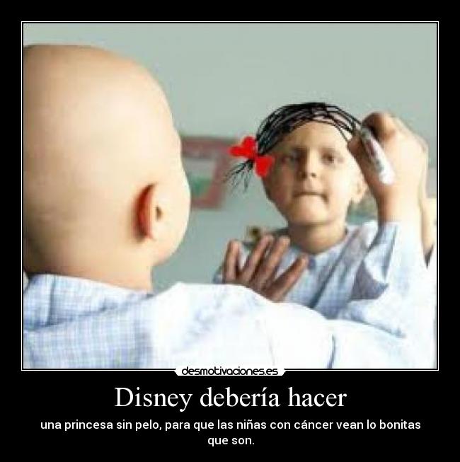 carteles disney pelicula princesa sin pelo desmotivaciones