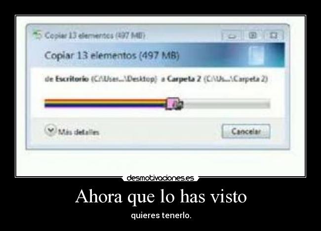 Ahora que lo has visto - 