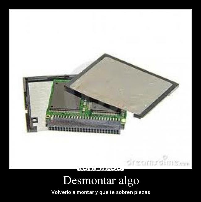 Desmontar algo - 