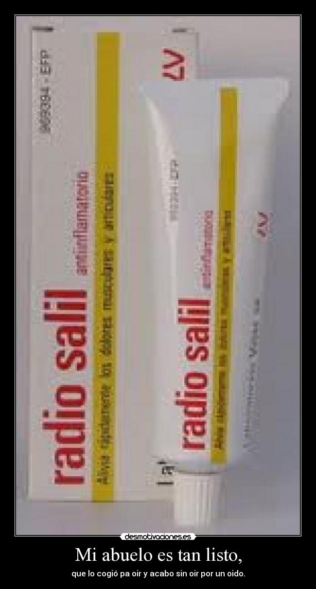 Mi abuelo es tan listo, - 