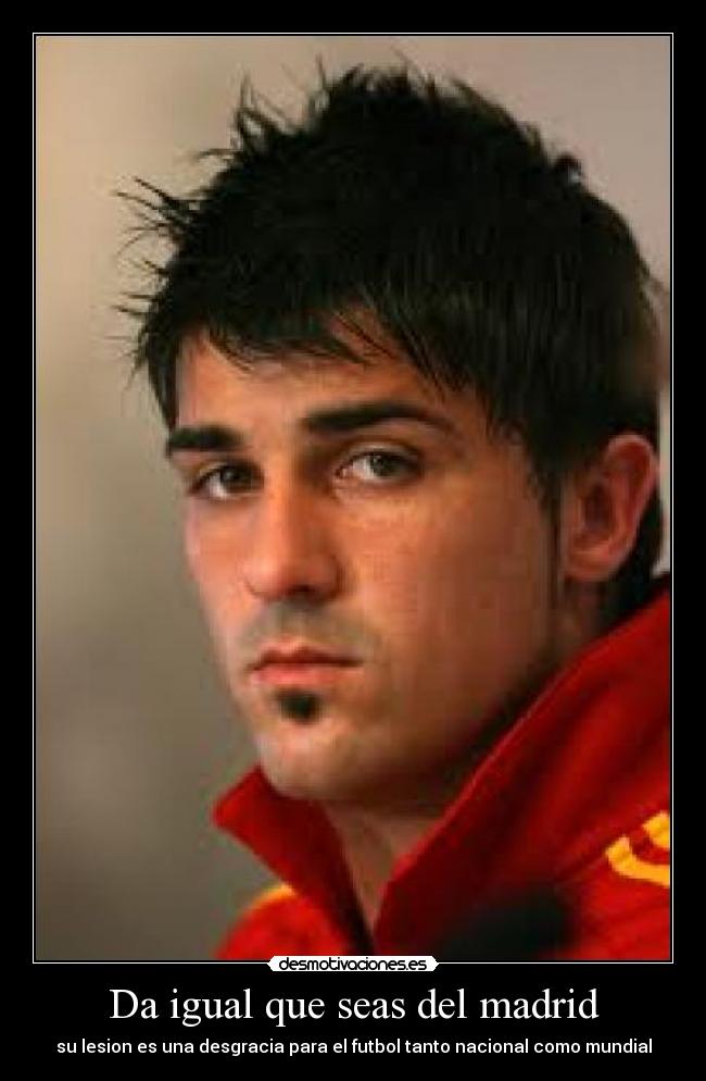 Da igual que seas del madrid -