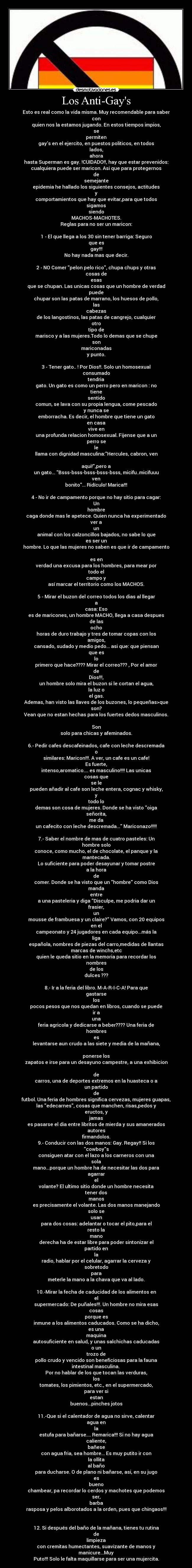 Los Anti-Gays - 