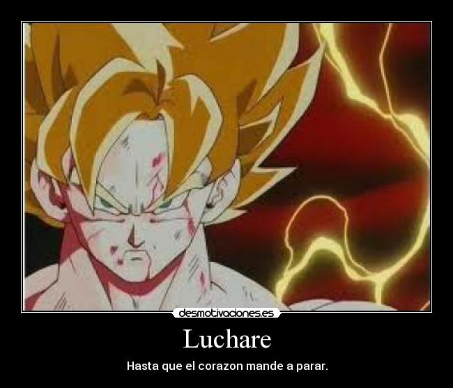 Luchare - Hasta que el corazon mande a parar.