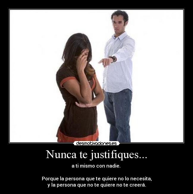 carteles justificar desmotivaciones