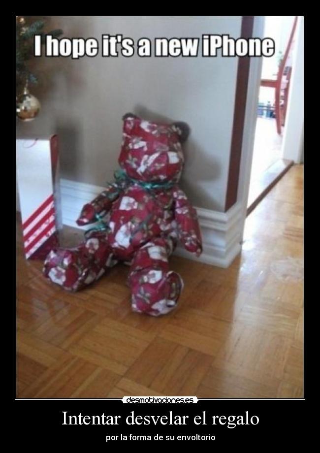 Intentar desvelar el regalo -