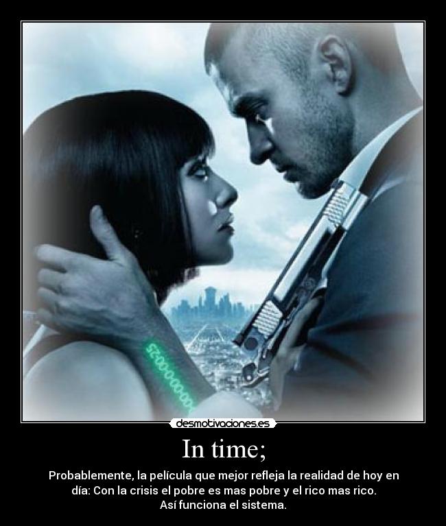In time; -