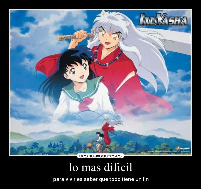 lo mas dificil -