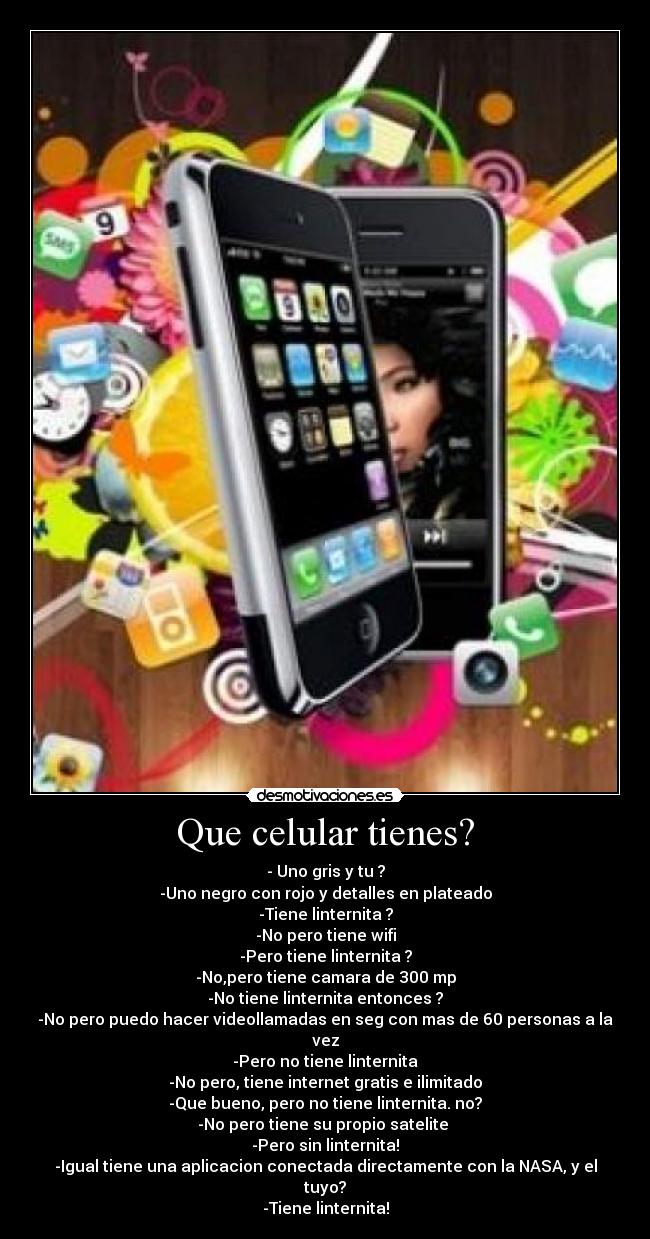 Que celular tienes? - 