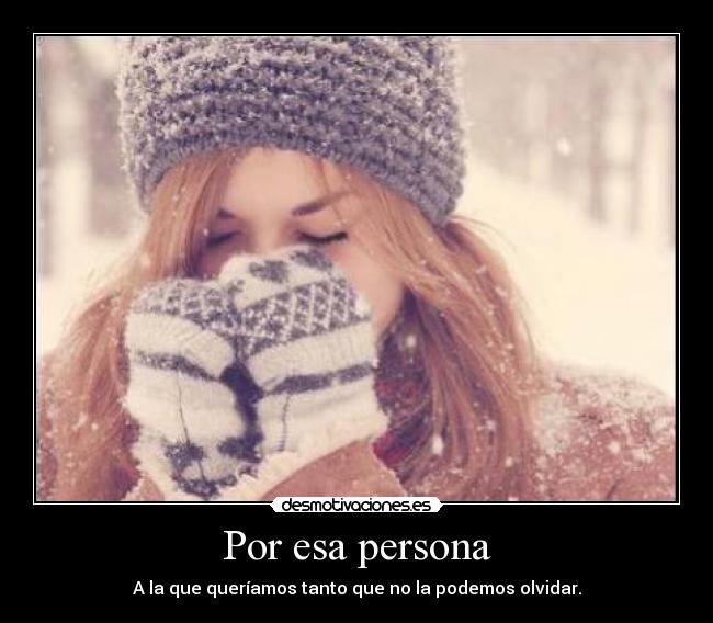 Por esa persona - 