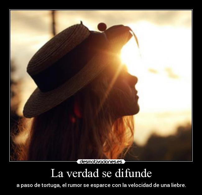 La verdad se difunde -