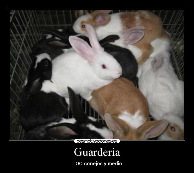 Guarderia - 1OO conejos y medio