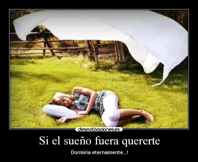 Si el sueño fuera quererte -