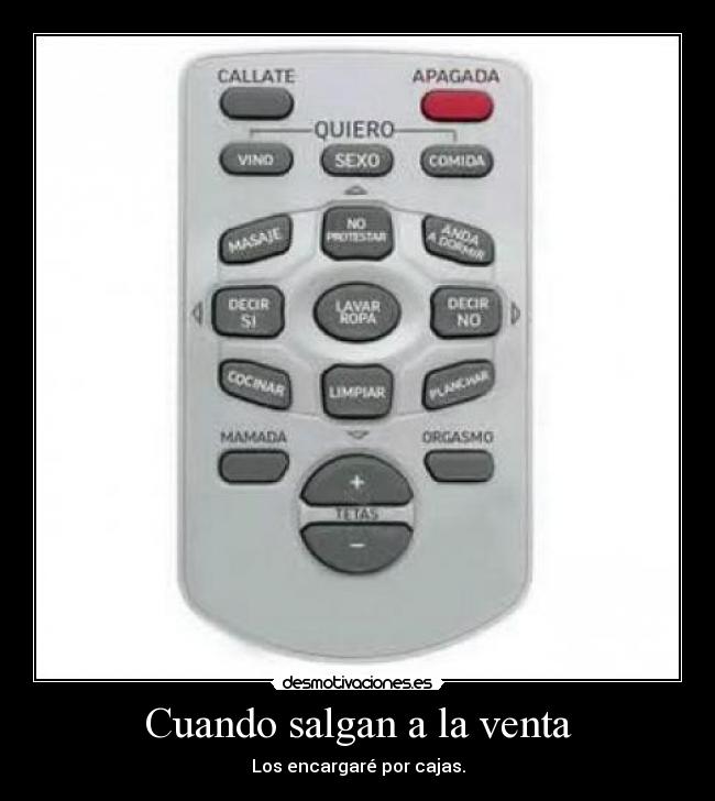 Cuando salgan a la venta - 