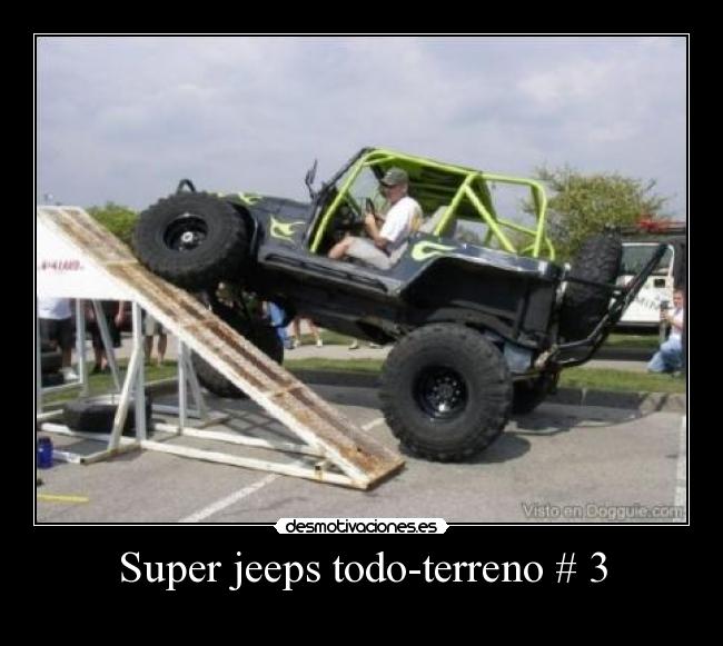 Super jeeps todo-terreno # 3 -