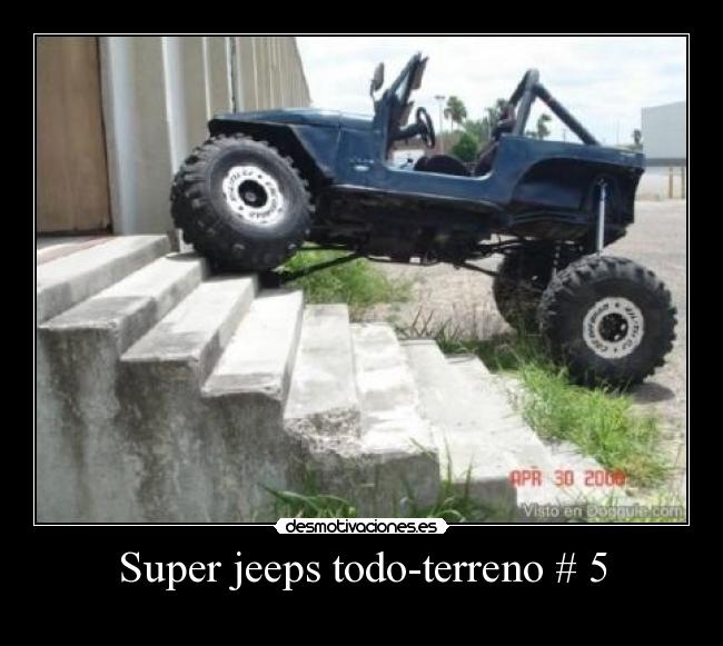 Super jeeps todo-terreno # 5 -