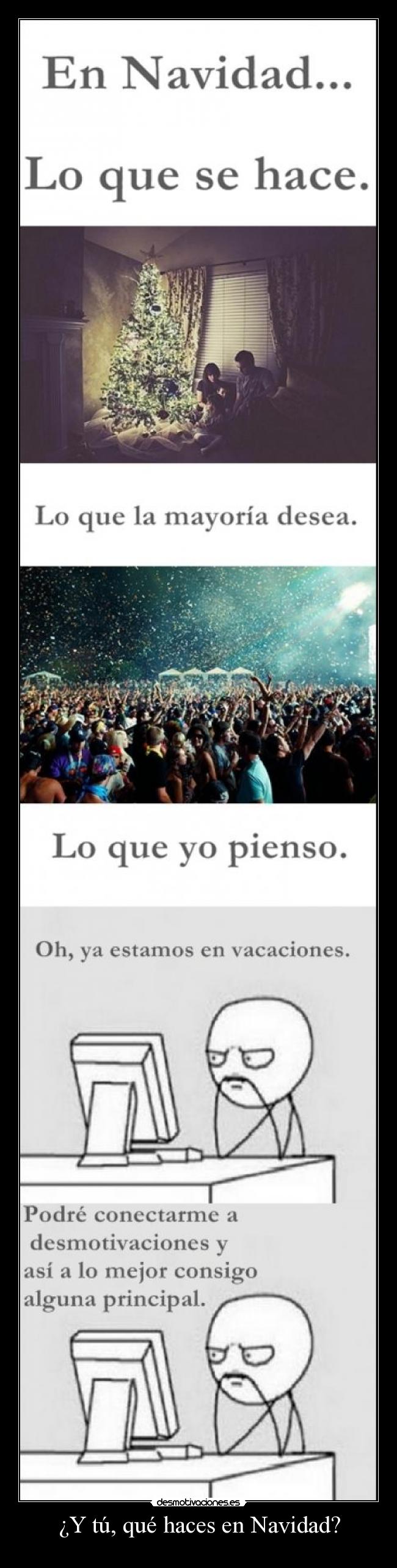 ¿Y tú, qué haces en Navidad? -