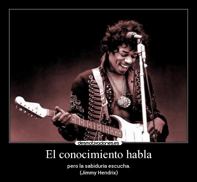 El conocimiento habla -