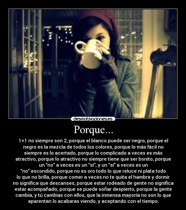 Porque... - 