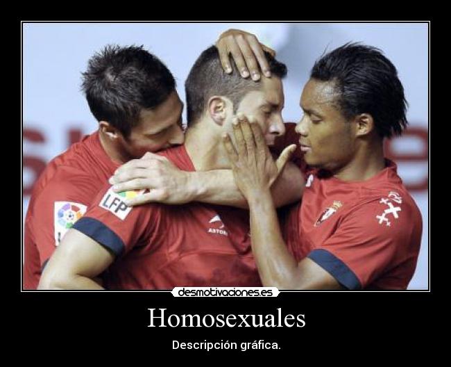 Homosexuales - Descripción gráfica.