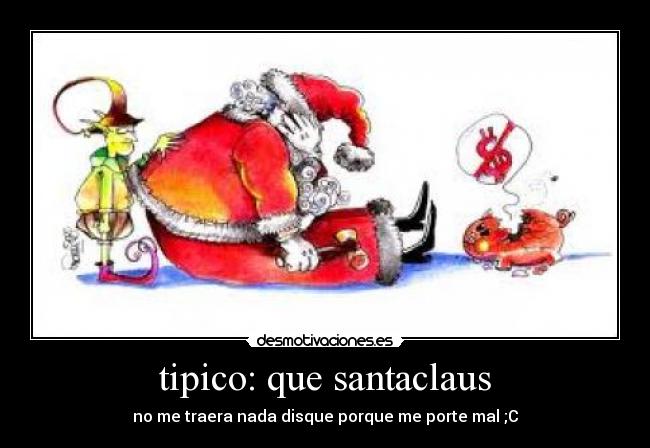 tipico: que santaclaus -