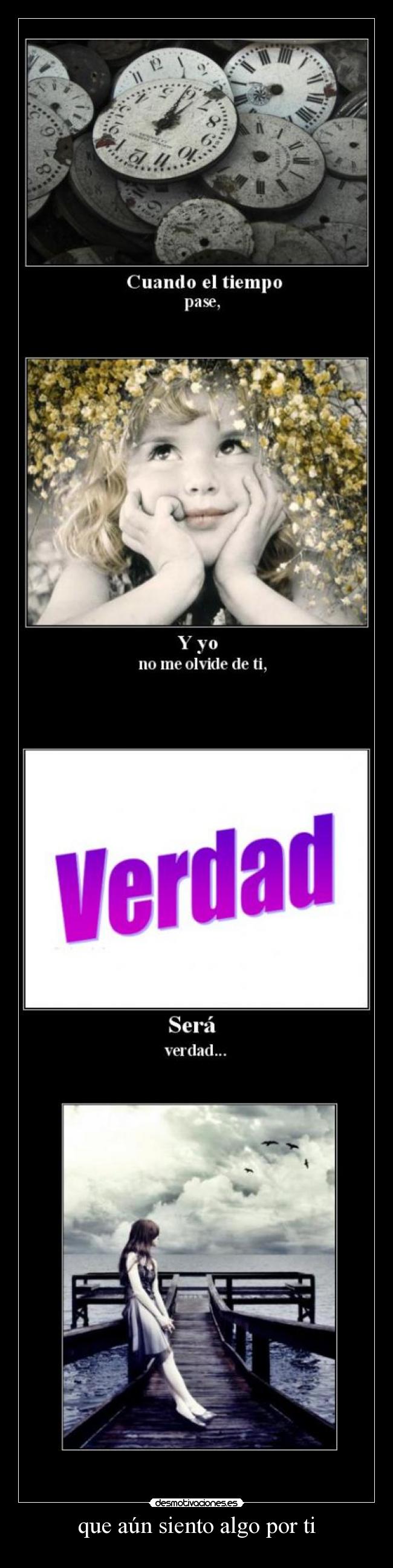 que aún siento algo por ti - 