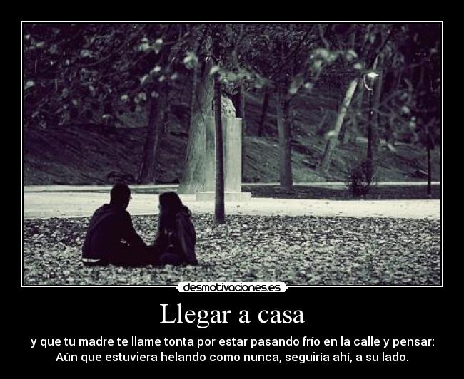 Llegar a casa -