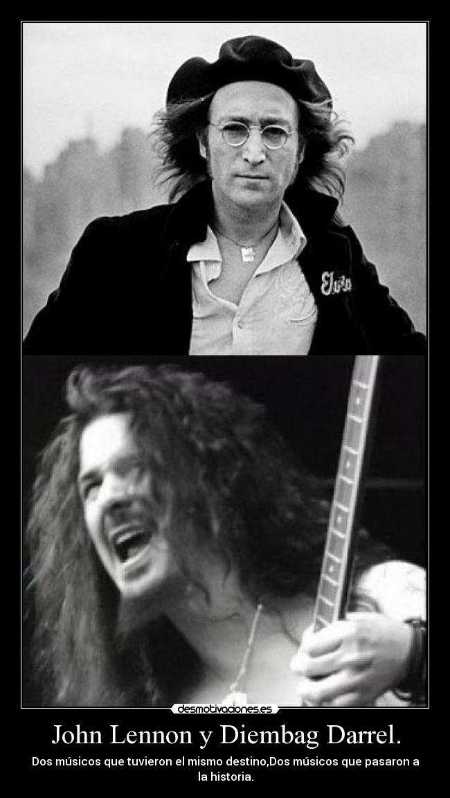 John Lennon y Diembag Darrel. -