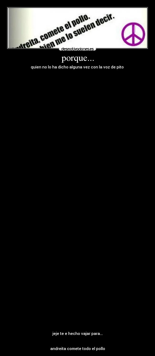 porque... - 