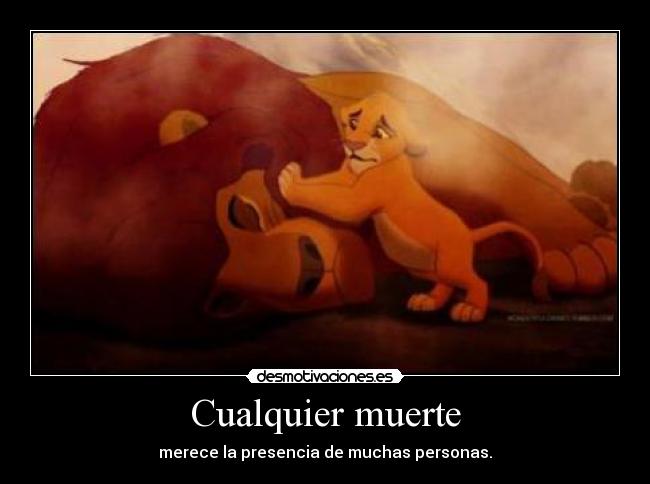 Cualquier muerte - 